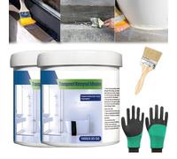 100g Waterproof Insulation Sealant Emulsion,Transparent Waterproof Coating,Invisible Anti-Leakage Agent Glue for Roofs,Walls,Concrete and Wood,Indoor and Outdoor