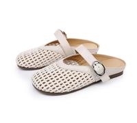 100junzidao Zapatos Planos Tejidos para Mujer Vintage de Hadas cómodos Zapatos de Ballet Malla Transpirable Antideslizantes Casuales Elegantes Bohemios de Playa para el Trabajo