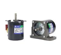 100KG 28W 68KTYZ 220 AC Motor de imán permanente con soporte CW/CCW Metal Geared Velocidad lenta 2.5 a 110RPM (Size : 100rpm with bracket)