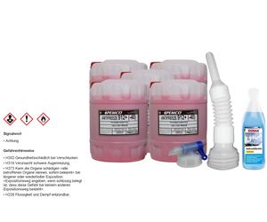 100L pemco Anticongelante Fresco Anticongelante 912+40) Rojo Rosa G12 + Grifo