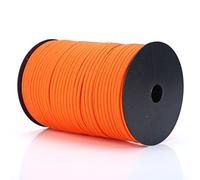 100M Paracord Multi Función Rollo 9 Hilos Cuerda de Paracaídas Polipropileno y Poliéster 7 Colores ( Color : Naranja )