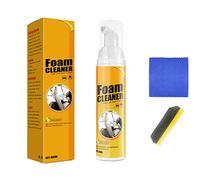 100ml Amplesunshine Foam Cleaner, Multipurpose Foam Cleaner Spray, Foam Cleaner for Car and House Lemon Flavor (1pcs)