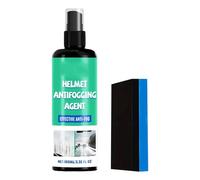 100ml Anti Fog Spray For Helmet Visor | 100ml Helmet Visor Anti Fog Spray,Streak-Free Polish Coating, Defogging Solution With Long-Lasting Protection,Clear Visibility For Motorcycle, Rain Conditions