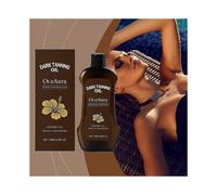 100ml Dark Tanning Oil with Coconut & Vitamin E - Fast-Acting, Non-Greasy Formula for Indoor/Outdoor Use > Moisturizing & Nourishing