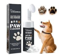 100ml Limpiador Patas Perro, Limpiador de Patas de Espuma sin Enjuague para Sanar, Secado Rápido Y Portátil, no Necesita Agua ni Enjuague, Ideal Tras Paseos, Accesorio Para Mascotas