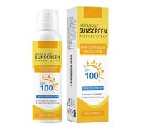 100ml Scalp Sunscreen Spray, SPF100+ UV Shield, Non-Greasy Mist with Sturdy Layer, Hair Protection with Refined Texture, Travel Cosmetic, Outdoor Care for Vacation Holiday Road Trip