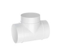 Ø 100mm Pieza en T - Conector para Tubo Redondo - Plástico PVC