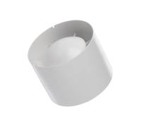 EUROPLAST Ø 100mm Ventilador de Conducto Domestico Con Temporizador - Ventilador de Tubo - Plástico - Blanco