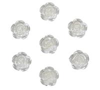 100pc 36 Styles Handcraft Ivory Imitation Pearls Multi-Size Flower Star Bowknot Beads For DIY Garment Craft Making Supplies(Orange)