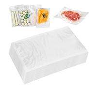 100pc Bolsas de Vacío para Alimentos para Envasadora al Vacío 25x15cm Bolsa Gofrada Envasado al Vacio Gofradas Bolsas para Envasar al Vacio Alimentos BPA Free para Todo Tipo de Envasadora Doméstica