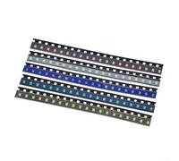 100pcs 0805 para SMD LED Set Rojo Blanco Verde Azul Amarillo para Indicadores de Señal Monitoreo de Energía y Luces de Estado