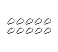 100pcs 1.5-12mm Wire Rope Thimbles Para Cables