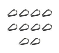 100pcs 1.5-12mm Wire Rope Thimbles Para Cables