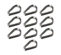 100pcs 1.5-12mm Wire Rope Thimbles Para Cables