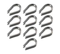 100pcs 1.5-12mm Wire Rope Thimbles Para Cables