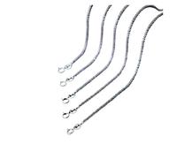 100pcs 1.8mm Sparkling Chain Necklaces for Women Girls Jewelry Engagement Party Gift Para Manualidades(70cm - 28inches)