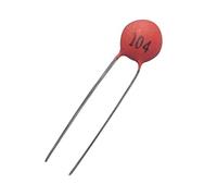 100pcs 100nF / 0.1uF - Condensador Cerámico (104) - 50V Adecuado Para Juguetes