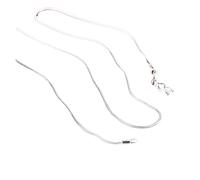 100PCS 1mm Snake Chain Necklace For Woman Man Fashion Jewelry Para Manualidades(70cm 28inches)