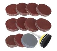 100Pcs 2.5cm/25mm Discos de Lijado Almohadilla Juego Abrasivo Pulir Pad Placa