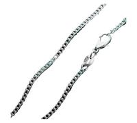 100PCS 2mm Chain Neckaces Women and Men's Elegant & Charming Jewelry Suitable for Wedding Party Para Manualidades(40cm)