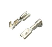 100Pcs 2mm Series Brass Crimp Terminal Female Connector DJ622-D2*0.5A For DJ7041-2-21