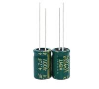 100PCS 400V4.7UF 4.7UF 400V Aluminum Electrolytic Capacitor high-frequency 8X12MM