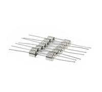 100PCS 5 * 20 mm Fusible de vidrio axial soplado rápido 250 V con cable plomo F 0.5A / 1A 2A 3A 3.15A 4A 6. 8A 10A 12A El tubo del fusible(100pcs F1A)