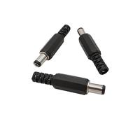 100Pcs 5.5 mm x 2.1mm DC Power Welding Male Connector Length 9mm Jack Wire Terminals Adapter