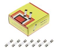 100PCS 5X20MM Fusibles de vidrio soplado rápido Kit surtido 5 * 20mm 250V 0.2A .5A 1A 3A 4A 6A 8A 10A 15A 20A 25A 30A tubo AMP(F20A)