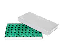 100pcs Aluminium Nähmaschine Spulen Ersatzteil für Nähmaschinen Robust und Praktisch Gelb, Bronze, Blau, Grün, Rot Nähen (Verde)