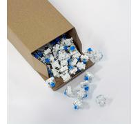 100pcs Azul Práctico - Stem Hot-Swappable, y Haga , para Juegos, Escritura e Uso de Oficina, Mejora DIY Teclado Mecánico, Sonido Satisfactorio al Presionar y