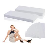 100pcs Bandas De Cera No Tejidas Profesionales,7x21cm Tiras Depilatorias Para Cara Cuerpo Y Piernas,Apta Para Cera Caliente Y Fría,Uso En Casa Y Salón,Piel Suave Sin Irritaciones