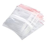 100PCS Bolsas de Cierre de Cremallera Bolsas de Plástico para Alimentos Bolsas con Cierre a Presión Bolsas Zip (10 * 15CM)