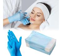 100Pcs Bolsas de Esterilización, Bolsa de Sellado Médico, Bolsa de Almacenamiento Dental, Bolsa de Esterilización Dental de PVC, para Herramientas Dentales, Tatuajes o Manicura (90 * 165 MM)