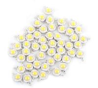 100Pcs Bombilla Led Chip, 1 W Chip De Alta Potencia Para Foco De Proyector Bombilla De La Smd Diodo Lámpara Granos Diy Iluminación(White 6000K)