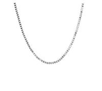 100PCS Box chain trend NecklaceFor Women man Fashion party Jewelry Para Manualidades(40cm)