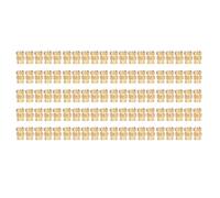 100PCS Brass Insert M3x4x4.2 Golden, Threaded Insert, Wear Resistance Burr Free Knurled Threaded Fine Workmanship Burr Free High Efficiency Deep Thread Stable for 3D Printing Proje (M3x4x4.2)