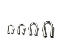 100pcs Cable Thimble Stainless Steel Rope Para Cables
