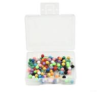 100pcs Carp Rig Line Winder Pins Round Head Plastic Construction for Rig Safe System Compatibility and Use