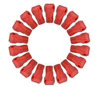 100pcs Cerraduras de Gancho de Clavija Stop Lock, Cerradura de seguridad Roja de Plástico, para Enlace de Mercancías, Ganchos para Supermercados, Antirrobo para Tiendas, 4.5/6/7mm(6MM)