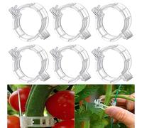 100pcs Clips para Plantas, Jardín Plant Clips, Clips de Soporte de Plantas, Clips Cantaloupe, Tutores para Plantas, Soporte Plantas, Tomates, Pimientas, Plantas Trepadoras, Soporte Tomates