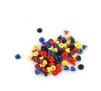 100pcs Colorful Máquina de Tatuaje Aguja Pezón Pezón Ojal Cojín Sombrero Body Art Accesorio