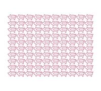 100PCS Colorful Paper Clips | Secure Protective Clips for Office/School/Home | Sturdy Grip Organizer for Documents, Photos, Letters (Rhinoceros)