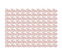 100PCS Colorful Paper Clips | Secure Protective Clips for Office/School/Home | Sturdy Grip Organizer for Documents, Photos, Letters (Cat)