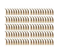 100pcs Cono Picos Ropa Decoración Collar de Perro Para Cuero Y Couture Ropa Decoraciones Remaches de Aleación, talla única, como se describe