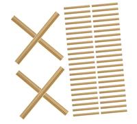 100Pcs Copper Tube Flower Arrangement Stem Connecting Tube for DIY Crafting Floral Wire Sticks Connector for Basket Weaving and Floral Projects Versatile Crafting Tool