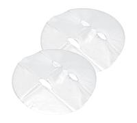 100pcs DIY Máscara Facial Película Conservante Hoja de Papel Facial Desechable, Spa Natural Cuidado de la Piel Papel de Fibra de Piel Precortado Hoja de Papel Facial Máscara Facial