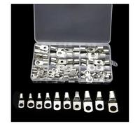 100PCS Electrical SC Terminals Lug Tube Ring Seal Battery Wire Connectors Cable Crimped Terminal Kit Car Accessories