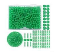 100pcs Fishing Beads Space Stopper Slip Float Rig Kit | Soft silicone core, prevents line damage, ideal for slip floats, 100pcs bulk pack, black orange red yellow