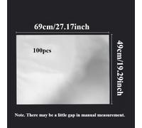 100pcs Fundas de Almohada Desechables de Calidad - Adecuadas para Salones de Belleza, Spas en Casa y Cuidado de Uñas